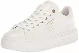 GUESS Denesa, Zapatillas Mujer, White 145, 37.5 EU