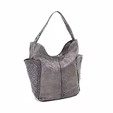 Abbacino bolso de hombro de piel en taupe