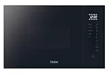 Haier Series 2&4 H38FMWID4ID27N​ Microondas Integrable con Grill, 8 Niveles Potencia, 6 Funciones, Interfaz táctil, Boton de Apertura de Puerta (no táctil), 8 Automenús, Bloqueo seguridad, Negro