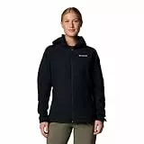 Columbia Cascade Ridge Softshell, Chaqueta De Softshell Cortavientos Mujer, Black, M