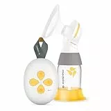 Medela extractor de leche eléctrico individual Solo, extracción silenciosa, recarga mediante USB, embudos PersonalFit Flex y tecnología 2-Phase Expression, Solo