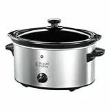 Russell Hobbs Cocina lenta 23200, 3.5 I - acero inoxidable, color plateado