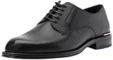 Tommy Hilfiger Core RWB Hilfiger Text LTH Shoe FM0FM05255, Zapatos Derby Hombre, Negro (Black), 44 EU