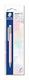 STAEDTLER 777 05BKPAST - Portaminas mecánico con cuerpo engomado y minas de grafito, Multicolor
