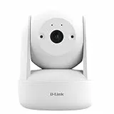 D-Link DCS-6501LH, Cámara WiFi Seguridad hogar, 2K 1296p, Lente motorizada 340°, visión Nocturna, detección Sonido/Movimiento, gestión remota Desde App, grabación en Nube/SD, Audio Dos vías, Alexa