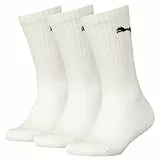 PUMA Crew Sock Calcetines, Blanco (White), 35-38 Unisex niños