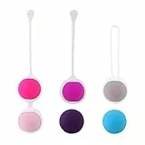xocome Bolas de entrenamiento para el suelo pélvico, entrenamiento del suelo pélvico para mujeres, bolas de ejercicio de silicona para el control de la vejiga y ejercicios de suelo pélvico