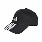 adidas Unisex Adulto BBALL 3S Cap New Logo, Black/White, M