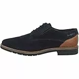 bugatti 311-a9e08, Zapatos con Cordones Hombre, Azul Oscuro, 43 EU