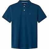 Hackett London Classic Fit Logo Polo, Azul (Azul Vaquero Oscuro), M para Hombre