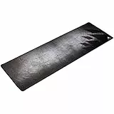 Corsair MM300 PRO Alfombrilla Tela a Prueba de Derrames para Juegos, Superficie 93 cm x 30 cm, Microtejido, Goma Afelpada gruesa 3 mm, Base Goma Texturizada Antideslizante, Extendido, Negro/Gris