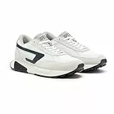Diesel S-TYCHE D Sneakers, Zapatillas Hombre, Dirty White/Black/Island Fossil, 40 EU
