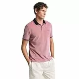 GANT 4-Col Oxford SS Pique Camisa de Polo, Watermelon Red, M Hombres