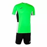 Joma Set danubio ii verde flúor negro blanco