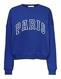 ONLY Onlsweat Life L/S Crew O.Size State Noos Sudadera con Estampado, Surf The Web, XL para Mujer