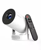 Magcubic Proyector, Mini Portátil Proyector 4K Supote con WiFi 6 BT 5.4, Rotación de 180°, Proyectores de Video doméstico Android projetor, Remoto por Voz, Altavoz Soundbass 5W
