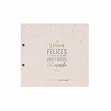 Mr. Wonderful MRW10 - Libro de firmas de una boda genial, 24x25x1.5 cm