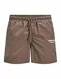 JACK & JONES Shorts Jpstnaxos Jjswim Pantalones Cortos Vesterbro Sn, Taupe Profundo, M Hombres