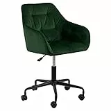 AC Design Furniture Bentley - Silla de Escritorio (88,5 x 59 x 58,5 cm), Color Verde
