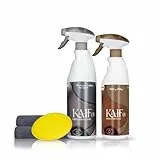 Sisbrill Kit Limpieza y Nutrición de Cuero Kaif - Etiquetas en Español.