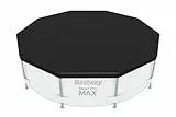 BETSWAY Cobertor de Invierno Redondo Ø305 cm de PVC para Piscinas Negro
