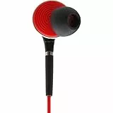 Ozone Oxygen - Auriculares in-ear (con micrófono, 3.5 mm), negro y rojo