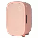 Flamingueo Mini Nevera 12L - Nevera Maquillaje con Luz Interior, Nevera 12V/220V, Función Frío, Nevera Cosmeticos, Nevera Skincare, Mini Frigorifico