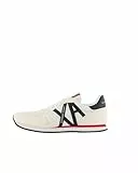 Armani Exchange Zapatilla Retro Running Logo Blanco