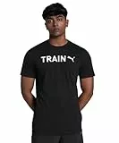 PUMA Camiseta gráfica para Hombre Train, Negro Black, M