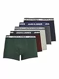 Jack & Jones Trunks 5-Pack Trunks Dark Grey Melange l Dark Grey Melange L