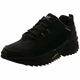 Skechers Bionic Trail Road Sector, Zapatillas de Deporte Hombre, Negro (Black Suede/PU/Mesh/Black Trim), 42 EU
