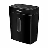 Fellowes FS-8C - Trituradora de Papel, Corte en partículas, Destruye hasta 8 Hojas, Destructora de Papel Uso Personal, Papelera de 15 litros, Nivel de Seguridad P4, Exclusiva de Amazon
