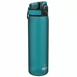 ion8 Botella Agua, 500ml, a Prueba de Fugas, Fácil de Abrir, Cerradura Segura, Apta para Lavavajillas, Sin BPA, Asa de Transporte, Fácil de Limpiar, Neutro en Carbono, Aqua