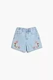 Pantalón denim estampado