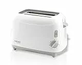 HAEGER Geminy - Tostadora de Doble Compartimento 900W, 7 Posiciones de Tostado con Bandeja recogedora de Migas, diseño Simple y Funcional, para un Tostado eficiente. Acabado en Blanco