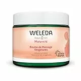 Weleda - Bálsamo de masaje, Nutre la Piel, Previene y Reduce las Estrías, con Centella Asiática, Manteca de Karité BIO y Aceites Esenciales, Uso Antes y Durante el Embarazo - 150 ml