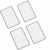 LiJuanWang Lupa de Lectura,4 Piezas Lupa Rectangular Inastillable Lupas de Páginas Lente de Aumento Lupas de Páginas 3X,para Páginas,Revistas,Tarjetas,Joyas,Periódicos,Artesanía y Mapas(18 x 12 cm)