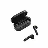 PRIXTON - Earbuds TWS157 - Auriculares inalámbricos - Bluetooth 5.0 - Control táctil - Función Manos Libres (Negro)