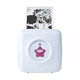 vretti Impresora térmica portátil, mini impresora móvil Bluetooth compatible con Android e iOS, impresora inalámbrica de fotos de bolsillo de 300 DPI para iPhone, listas de trabajo, notas, diario,