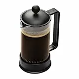 Bodum Brazil - Cafetera de émbolo, 3 tazas, 0,35 l, plástico, color negro