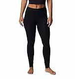 Columbia Midweight Stretch Tight, Pantalones Ropa Interior Térmica para Mujer, Black, Talla L/R
