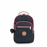 Kipling Clas Seoul S Mochila Pequeña, True Navy Combo (Azul)