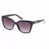GUESS GU7878 Gafas, Shiny Black, 55/16/140 para Mujer