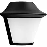 Philips Lighting Mygarden Serres Black Wall Light - Iluminación al Aire Libre (Aplique de Pared para Exterior, Black, Blanco, Aluminium, E27, 1 Bombilla(S), A++,B,C,D,E)