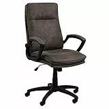 AC Design Furniture Silla de Escritorio, poliéster, Gris, 69,5 x 67 x 115 cm