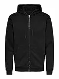 Only & Sons Sudadera con Capucha para Hombre ONSCERES, Negro, S