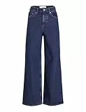 JJXX Jxtokyo Wide HW Mr6001 Noos Pantalón, Azul Denim Oscuro, 29W / 32L para Mujer