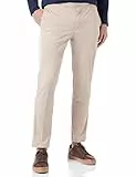 Hackett London Tencel Chino Pantalones, Tan, 34W/34L para Hombre