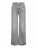 ONLY Onljuicy HW Wide Leg Rea707 Dnm Noos Jeans, Medium Grey Denim, 29W x 34L para Mujer