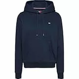 Tommy Jeans Tjw Reg S Flag Hoodie Dw0Dw19958 Sudadera con Capucha, Blue (Dark Night Navy), Mujer